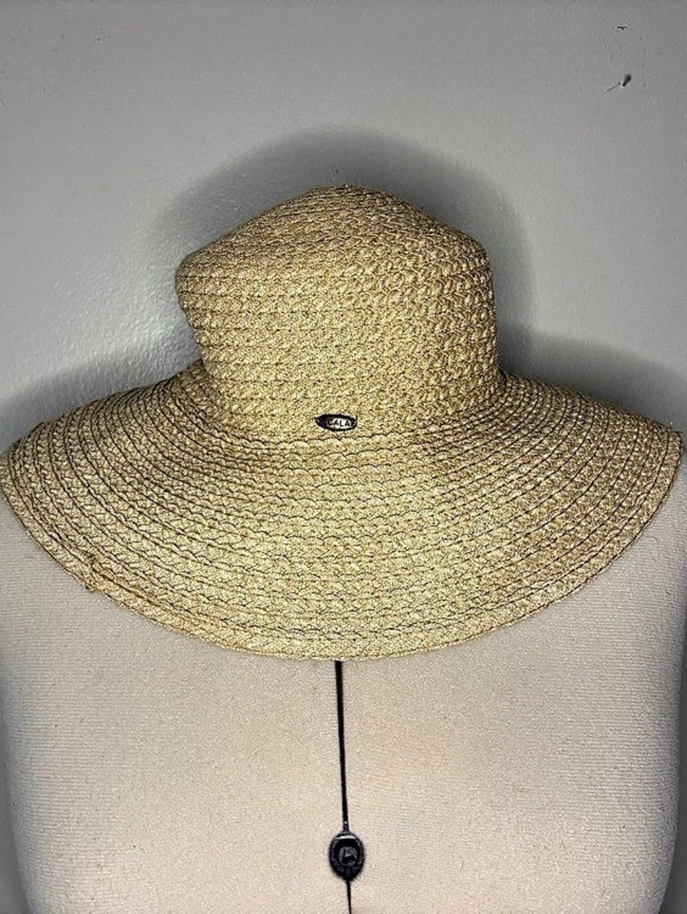 SCAIA Wide Brim Hat in Brown Like New